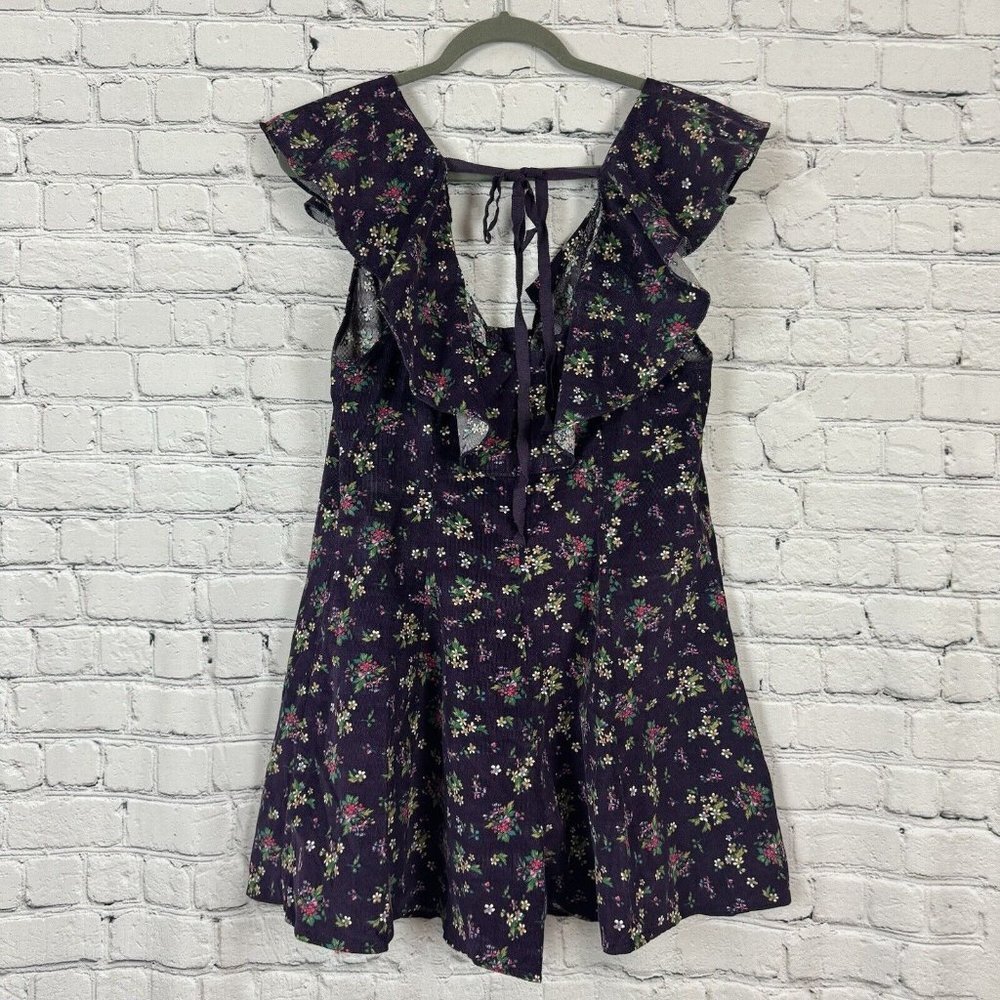 Floral Ruffle Sleeve Jumpsuit - Picture 10 of 12